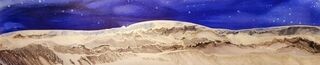 Panorama Nightscape Framed 25 x 92 cm