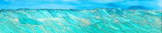 Panorama Seascape Framed 25 x 92 cm