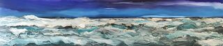 Panorama Seascape Framed 25 x 92 cm