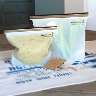 Reusable Silicone Bags Set of 2 - 1.5 Ltr & 1 Ltr