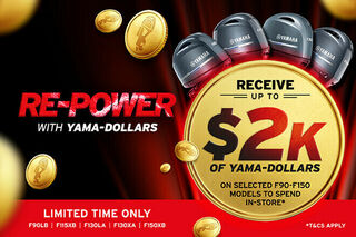 Re-Power with Yamaha and Win Yamaha Dollars (to spend instore)