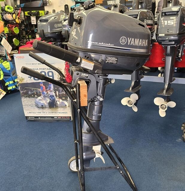 2022 Yamaha 4hp 4 stroke outboard