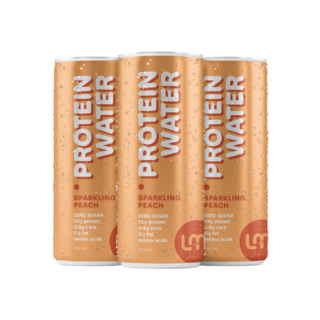 Peach Sparkling Protein Water 12 Pack