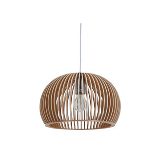 Leo White Wooden Light