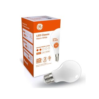 LED Warm White ES 4.8W GLS Opal