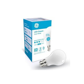 LED Cool White BC 7.5W GLS Opal