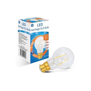 LED Warm White BC 1.9W GLS Clear Filament