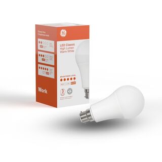 LED Warm White BC 17W Opal