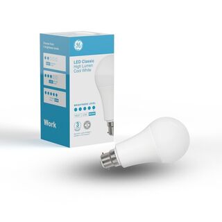 LED Cool White BC 17W Opal