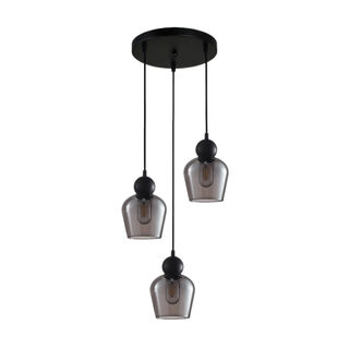 Champan Smoke 3L Round Pendant