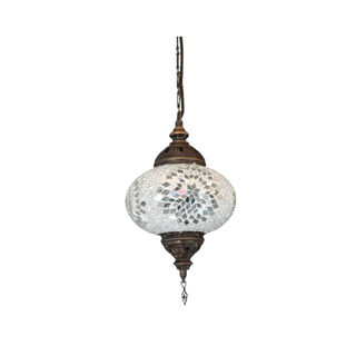 Mosaic White Pendant