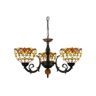 Amber Ribbon 3L Pendant