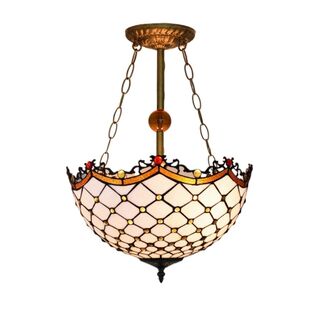 Lace Uplighter Leadlight