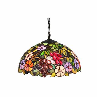 Floral &  Grape Leadlight