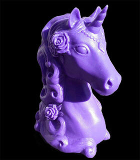 MysticSky exclusive handmade unicorn sculpture candle