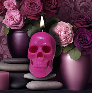 MysticSky Original Skull Soy Blend Candle