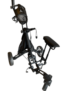 3-Wheel Swivel Trundler - Grey with Seat Attachment