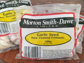 New Zealand Grown Printanor Garlic 100g