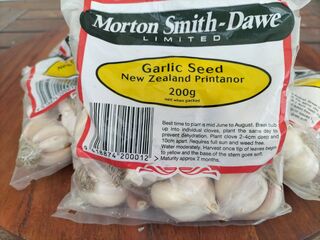 New Zealand Grown Printanor Garlic 200g
