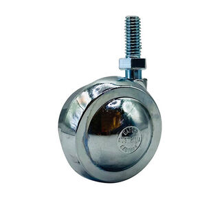 65mm Metal Ball Castor - Screw-In Thread & Socket