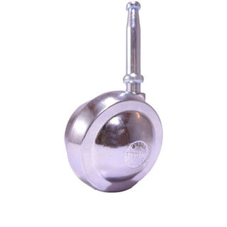 65mm Metal Ball Castor - Grip Neck & Socket - Tube Fitting