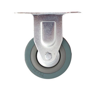 Light Industrial Thermoplastic Castor Wheel & Polypropylene Rim - Fixed Plate