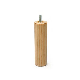 Wooden Furniture Leg - Round Tapered - Height 200mm