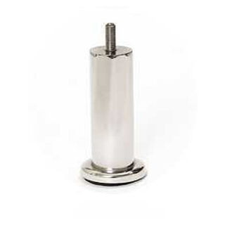 Chrome Steel Furniture Leg - Height 145mm