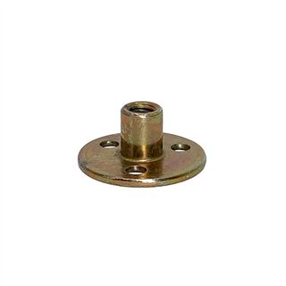 Furniture Leg Plate Countersunk Round Base | 5/16” Thread