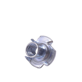 T Nuts - Four Prong - Zinc Plated