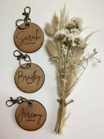 Wooden Bag tag