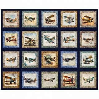 Airplane Picture Patches Panel