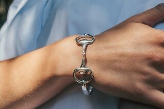 Sterling Silver Snaffle Bangle