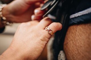 Gold Snaffle Ring - Yellow