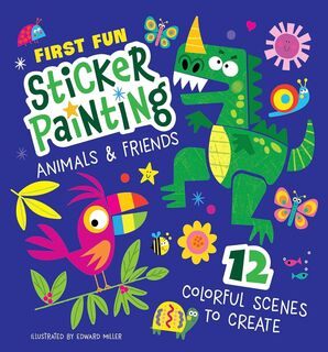 First Fun Sticker Painting Animals and Friends