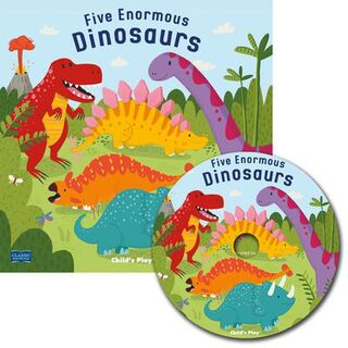 Five Enormous Dinosaurs (soft cover + CD)