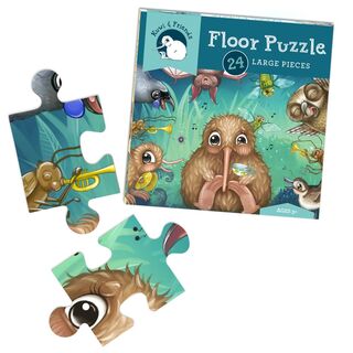 Kuwis Rowdy Crowd Floor Puzzle 24 Large Pieces
