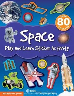 Space Play and Learn Sticker Activity Book