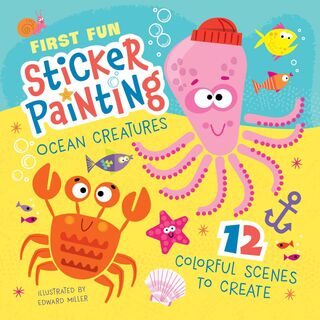 First Fun Sticker Painting : Ocean Creatures