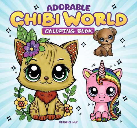 Adorable Chibi World Coloring Book