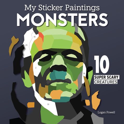 My Sticker Paintings Monsters