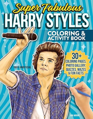 Super Fabulous Harry Styles Coloring & Activity Book