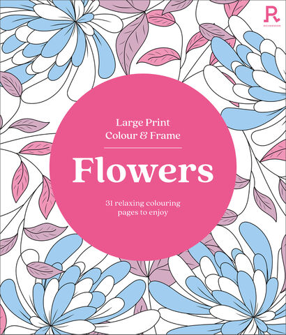 Large Print Colour & Frame Flowers