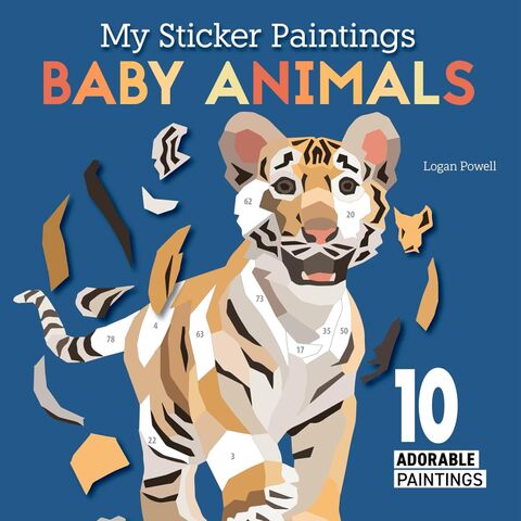 My Sticker Paintings Baby Animals