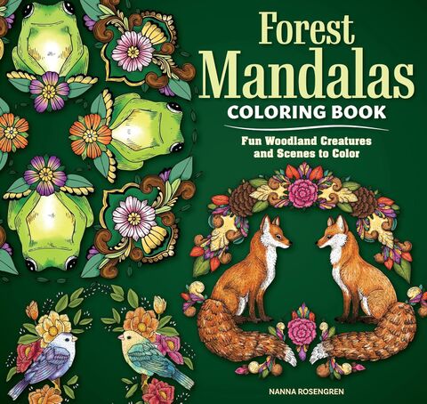 Forest Mandalas Coloring Book