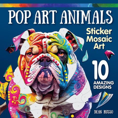 Pop Art Animals Sticker Mosaic Art