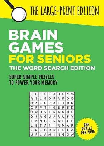 Brain Games for Seniors: The Word Search Edition