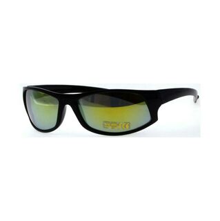 M6 Shiny black frame, Gold mirror lens