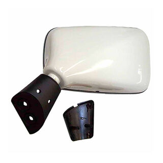 CRB10184MS R/H Rover door mirror with white back