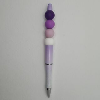 Silicone Bead Pen - Purple Ombre